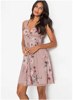 Robe avec mesh imprimé, bonprix