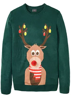 Pull avec motif de Noël, bonprix