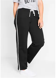 Lot de 2 pantalons sweat, coupe droite, bonprix