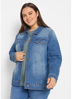 Veste en jean extensible, Basic, bonprix