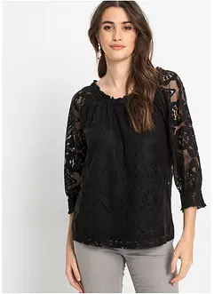T-shirt à dentelle, bonprix