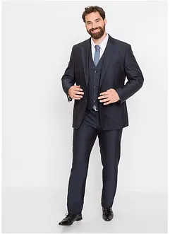 Costume 4 pièces regular avec gilet et cravate, bonprix