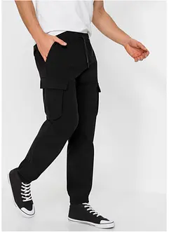 Pantalon Regular extensible avec poches cargo, Straight, bonprix