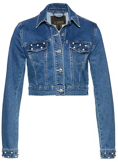 Boléro en jean avec perles, bonprix