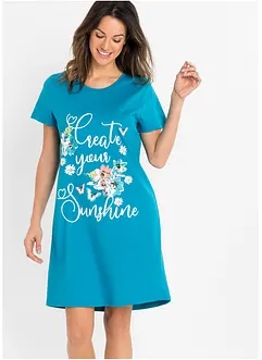 Lot de 2 chemises de nuit en coton, bonprix