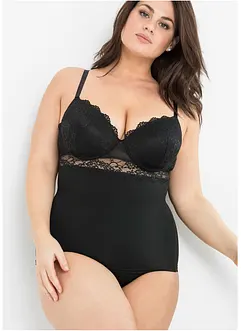 Caraco soutien-gorge en matière microfibre lisse, bonprix
