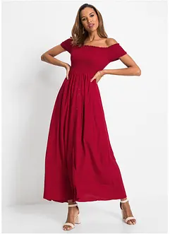 Robe avec détail smocké, bonprix
