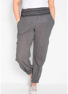 Pantalon sarouel froissé, bonprix