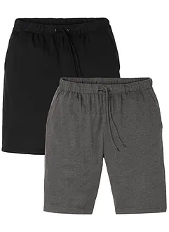 Lot de 2 bermudas en jersey léger, bonprix