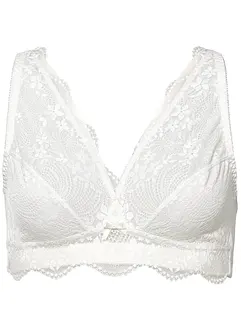 Soutien-gorge bralette coton sans armatures, bonprix