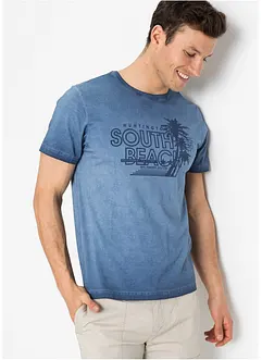 T-shirt aspect délavé 100% coton, bonprix
