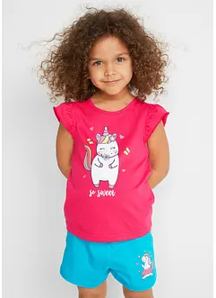 Lot de 2 T-shirts 100% coton, bonprix