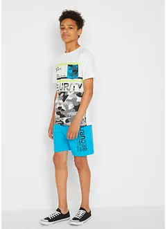 T-shirt et bermuda 100% coton (ens. 2 pces), bonprix