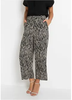 Jupe-culotte imprimée en viscose, bonprix