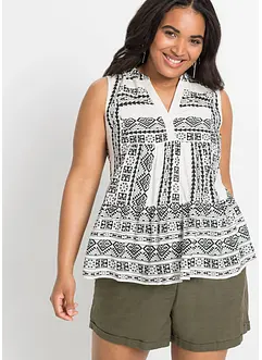 Top blouse imprimé, bonprix