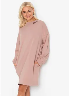 Robe molletonnée oversize, bonprix