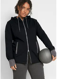 Veste sweat à capuche, manches longues, bonprix