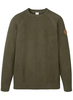 Pull en grosse maille avec coton recyclé, bonprix