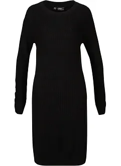 Robe oversize en maille côtelée, bonprix