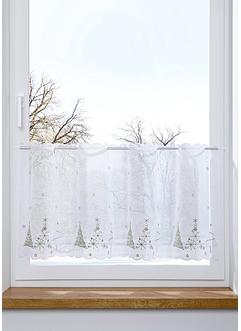 Brise-bise avec broderie de Noël, bpc living bonprix collection