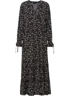 Robe longue imprimée en viscose, bonprix