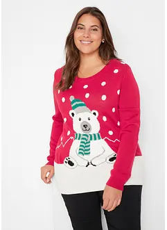 Pull de Noël en maille, bonprix