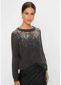 Pull à paillettes, bonprix