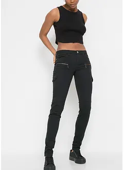 Pantalon cargo en coton extensible, bonprix
