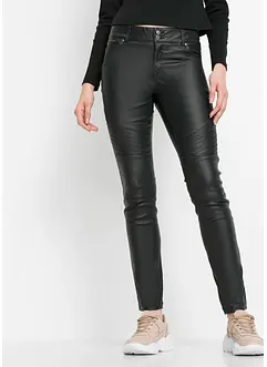 Pantalon avec détails biker, bonprix