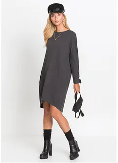 Robe sweat avec laçages, bonprix