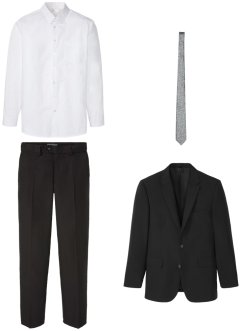 Costume 4 pièces : veste de costume, pantalon, chemise, cravate, bpc selection