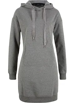 Robe sweat à capuche en coton, bonprix