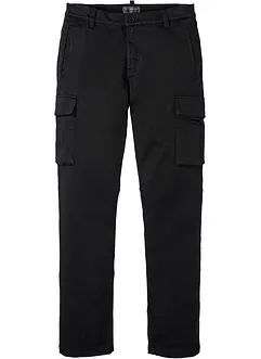 Pantalon droit en coton extensible, regular, bonprix
