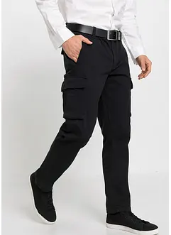 Pantalon droit en coton extensible, regular, bonprix