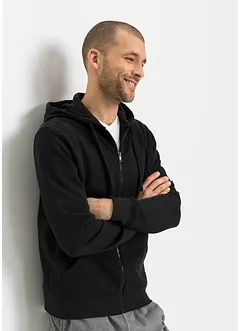 Lot de 2 sweats à capuche zippés , bonprix