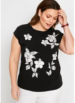 T-shirt à motif floral, bonprix