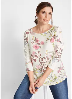 T-shirt à imprimé floral, bonprix