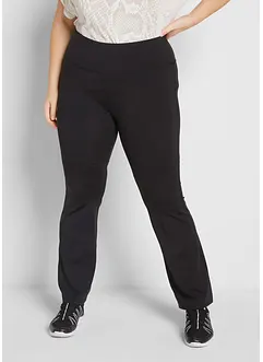 Pantalon de sport sculptant, évasé, bonprix