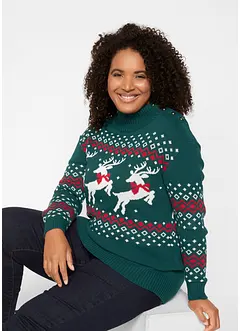 Pull de Noël renne, bonprix