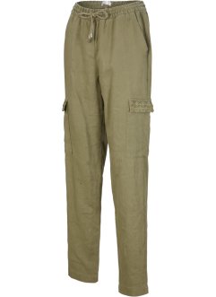 Pantalon à taille extensible en lin majoritaire, bpc selection premium
