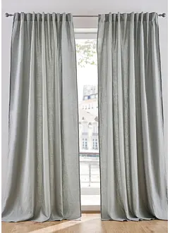 Rideau en lin et coton (1 pce), bonprix