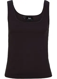 Top côtelé 100% coton, bonprix