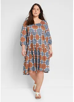 Robe fluide en jersey viscose mélangée, bonprix