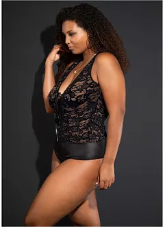 Body ouvert avec wet look, VENUS