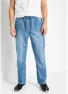 Lot de 2 jeans à taille élastiquée Classic Fit en denim estival, bonprix