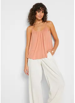 Top à fines bretelles en viscose, bonprix