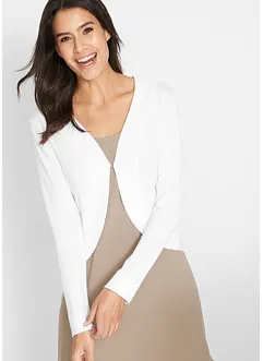 Gilet court en maille de viscose mélangée, bonprix