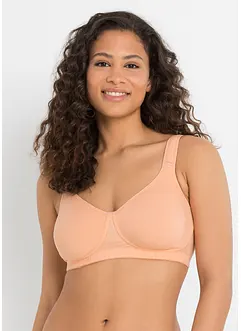 Lot de 2 soutiens-gorge moulés sans armatures avec coton, bonprix