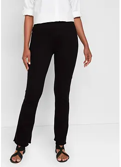 Lot de 2 leggings évasés en coton mélangé, bonprix
