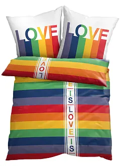 Parure de lit avec message Pride, bonprix